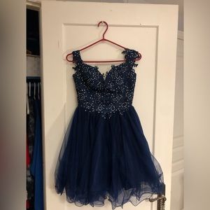 New Navy Blue Graduation/Prom Dress